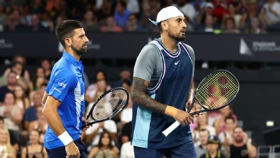 Pemain terhebat: Nick Kyrgios mengingatkan semua yang dia miliki sebagai semua yang sangat dibutuhkan tenis