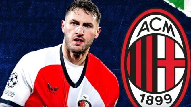 Resmi! AC Milan Ikat Santiago Gimenez Sampai 2029