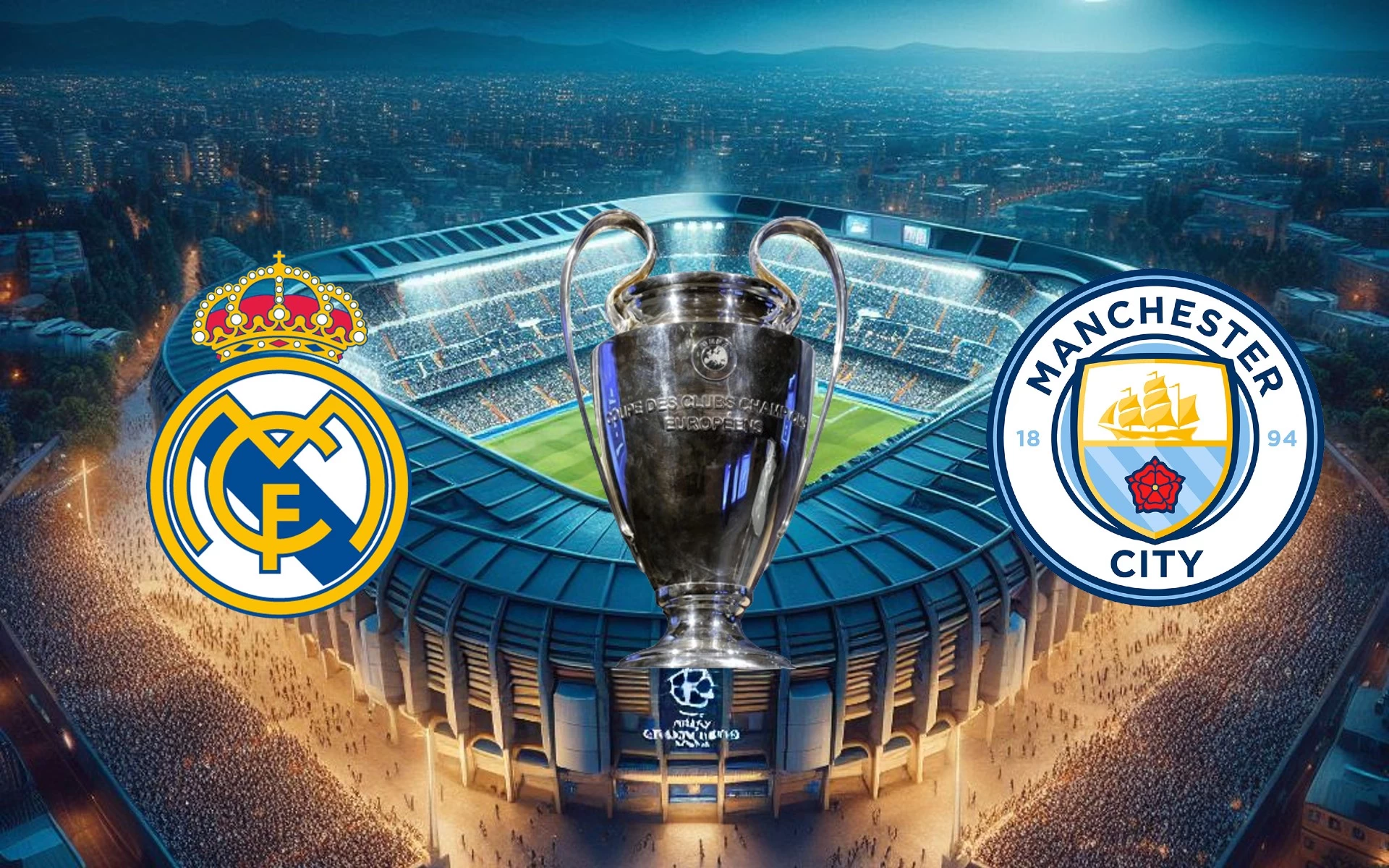 Head to Head Manchester City vs Real Madrid: Penuh Drama dan Jaminan Gol