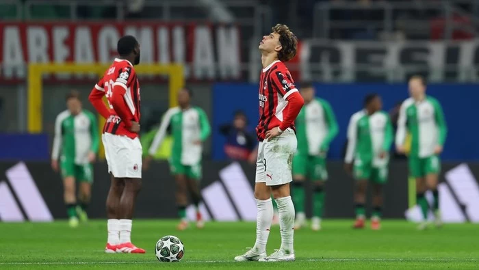 AC Milan Vs Feyenoord 1-1, Rossoneri Tersingkir dari Liga Champions